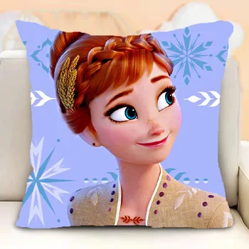 Disney Zamrznjene Elsa Princesa Dekleta Dekorativni Vzglavnik Primerih Blazine Pokrov Otrok Darilo za Rojstni dan 40x40cm Dropshipping