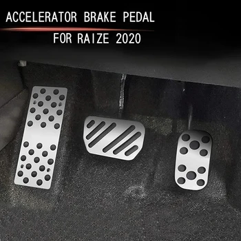 Avto Aluminijasta Pedala za Plin Zavorni Pedal Pedal Notranje opreme za Toyota Raize 2020