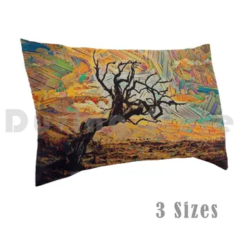Eno Drevo , En Nebo. Vzglavnik DIY 40x60 1340 Drevo Nebo Abstraktne Krajine Umetniške Sunset Poletni Jeseni